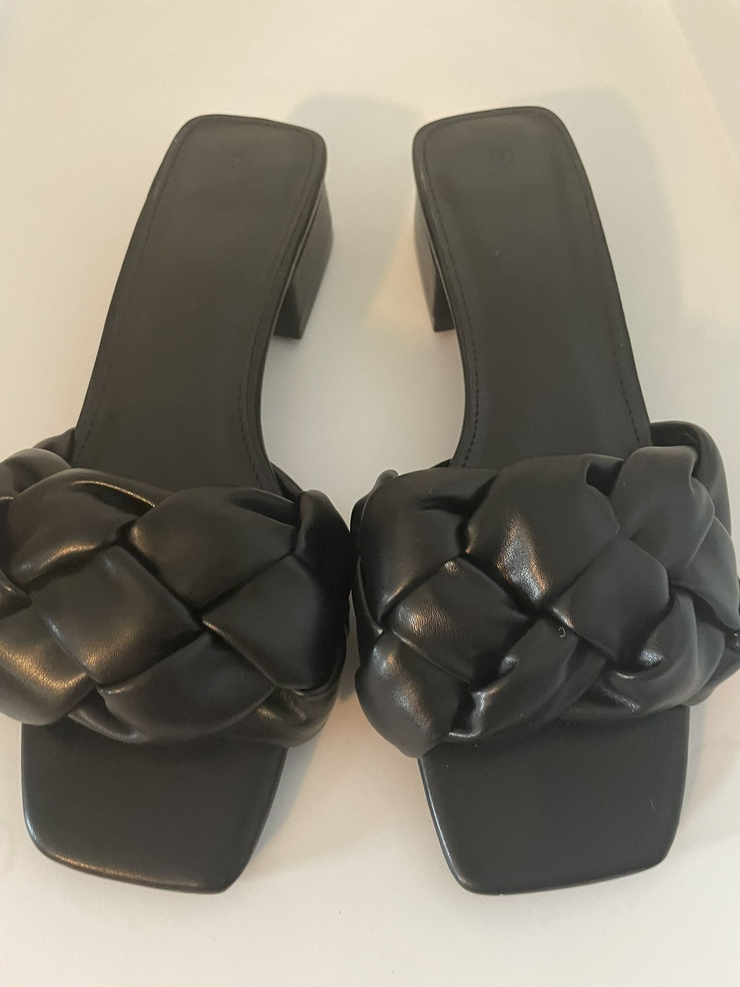 Black Wedge Shoes 