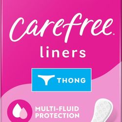 Carefree Thong Regular 49 Count Unscented Liner