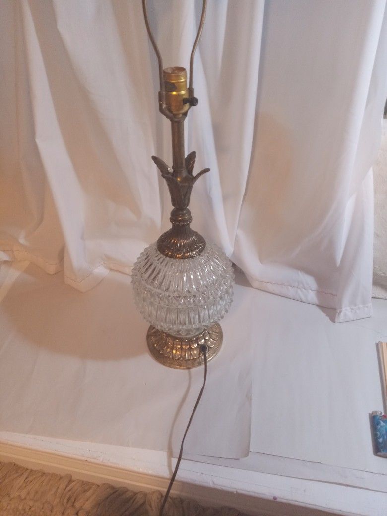 Vintage Hollywood Inspired Glass Bubble Lamp