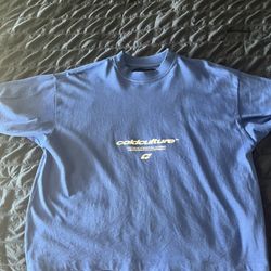 Cold Culture Blue T Shirt Size Small