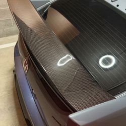 OEM Honda Civic Type R carbon fiber rear wing insert 
