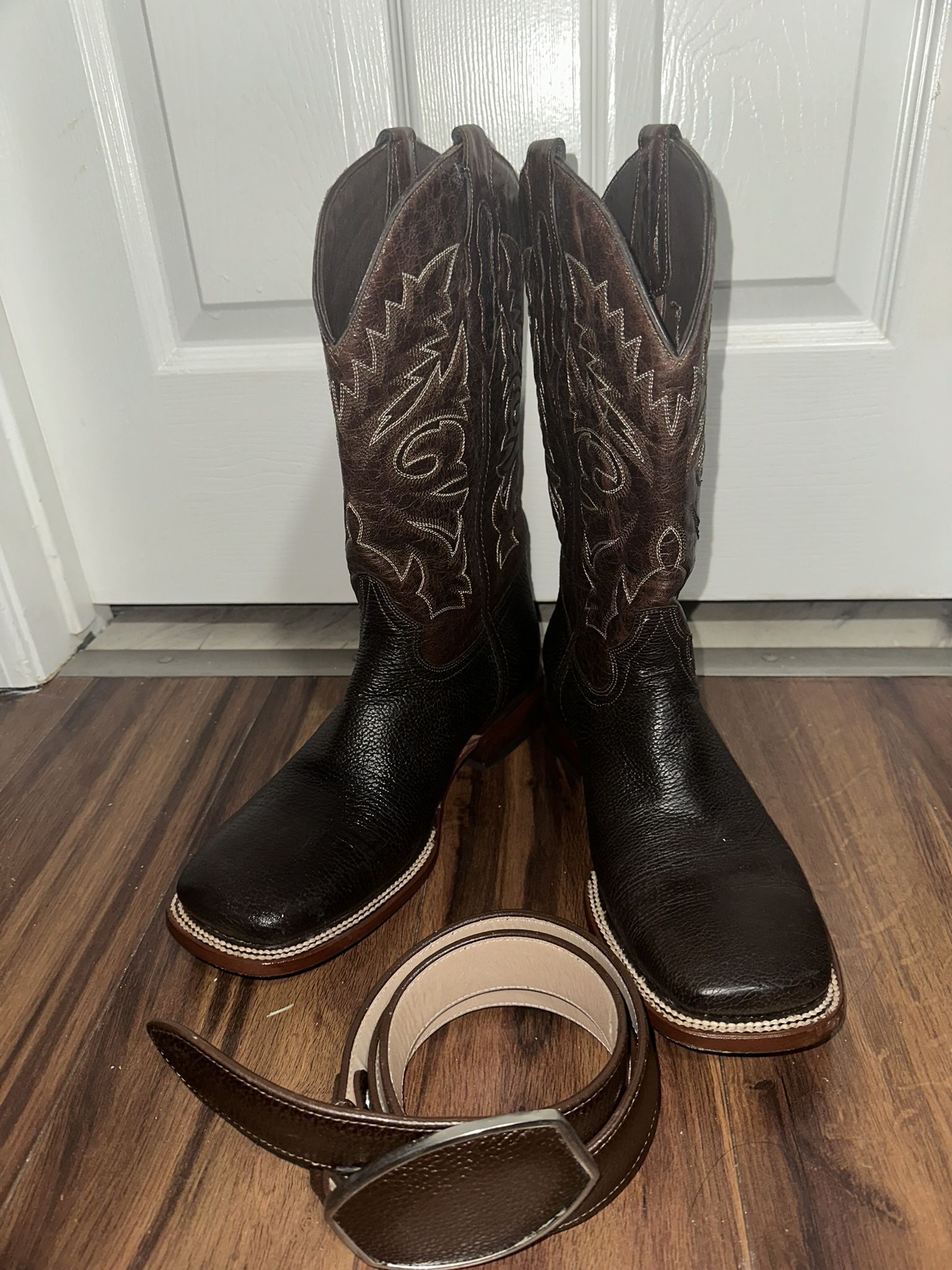 Shark Skin Cowboy Boots Men’s 10/10.5