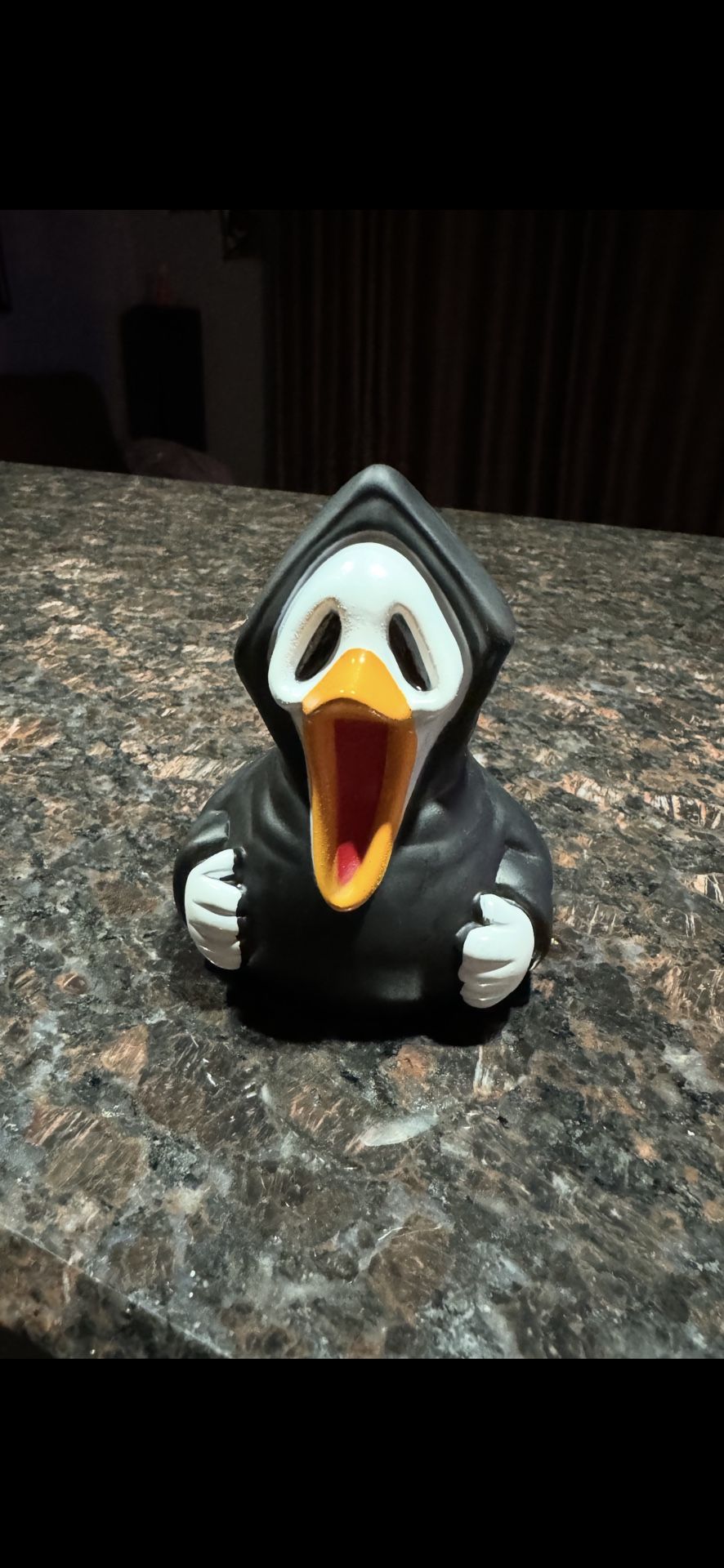 The Scream Duck Statue