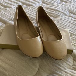 Beige flats Size 8.5