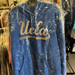 Adidas UCLA Hoodie Sweat Shirt XXL Blue Pick Up Airport Dr Or Rosedale 