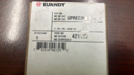 Cable Crimper dies Burndy 421199