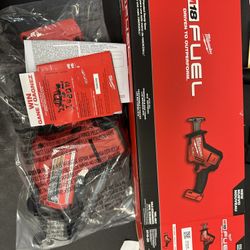 Milwaukee 2719-20 M18 FUEL Hackzall Reciprocating Saw Sawzall 18 Volt (Tool only