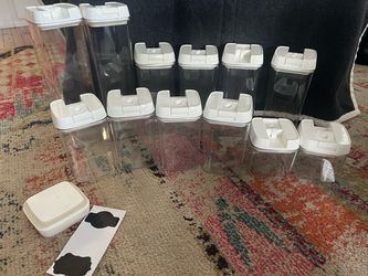 Clear Airtight Food Storage Container Set