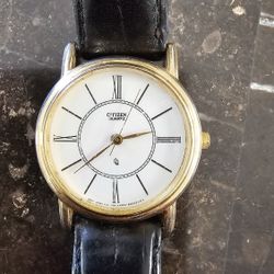 Citizen Gold Plated Vintage Watch 