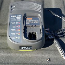 RYOBI ONE+ 18V In-Vehicle Dual Chemistry Charger for use with 12V DC Outlet