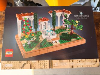 Lego Fountain Garden