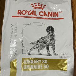 Royal Canin Urinary SO Dog food-unopened