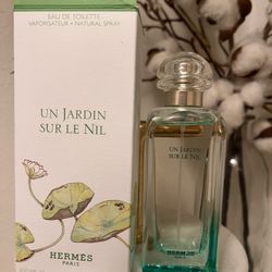 Hermes Perfume Brand New In box Value Is $170  UN JARDIN SUR LE NIL EAU DE TOILETTE BRAND NEW IN BOX PRISTINE CONDITION Valentines Day Gift