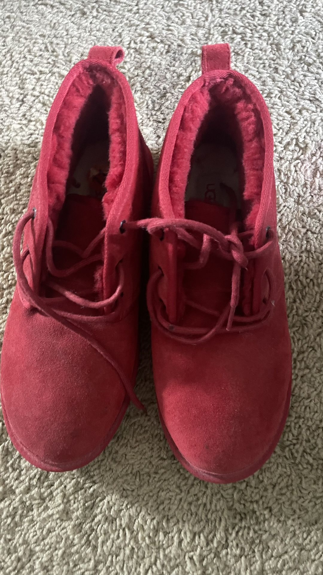 Red UGG’s Men’s Size 11