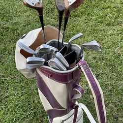 Vintage Lot Of 11 Doug Sanders & First Flight Clubs With Macgregor Bag