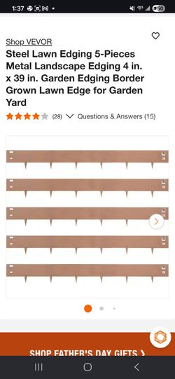 3 inch Steel Landscape Edging