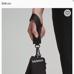 Lululemon Dual Pouch Keychain.