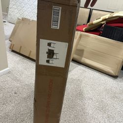 New In Box Patio Glass Bar And 4 Chair Set