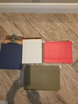 Office Supplies  (Hanging Folders, Skilcraft Notepads, Clipboards)