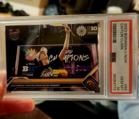 2023 Bowman Caitlin Clark Gem Mint PSA 10