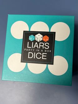 The Liar's Dice Dice Game by University Games is a complete party in a box set that includes everything needed for an exciting game night. This dice g