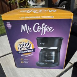 Mr. Coffee 5-Cup Programmable Coffee Maker (NEW)