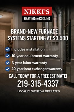 New Furnace Including Installation.