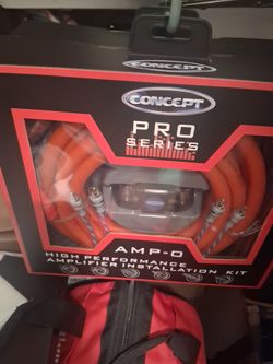 Concept Pro Series 0 Gauge Amp Kit Brand New In The Box