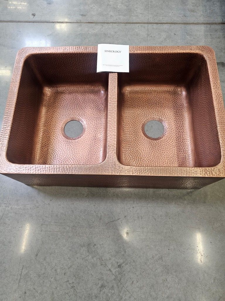 Copper Kitchen Sink