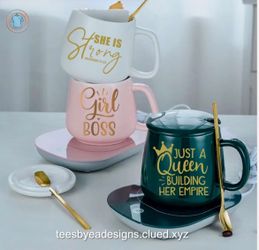 Boss Babe Mug & Warner Set – Sip Like a Queen, Rule Like a Boss