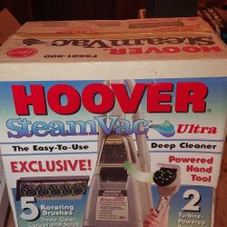NEW Hoover Steam Vac Ultra--top line model