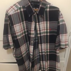 Polo Ralph Lauren Mens Size XXL Button Up Short Sleeve Shirt 