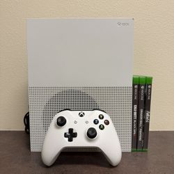 Xbox One S 1TB Bundle – Controller + 3 Games – Ready to Play
