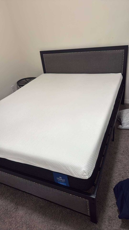 Queen Bed Headboard And Mattress