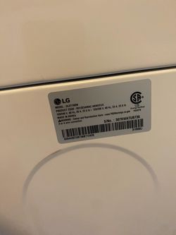 Electric LG Dryer