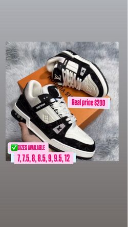 Brand New Louis Vuitton Black & White Trainers