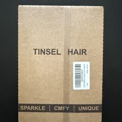 NEW Purple Charcoal Grey Hair Tinsel 