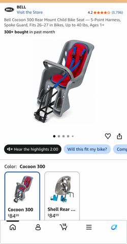 Baby bike bicycle seat