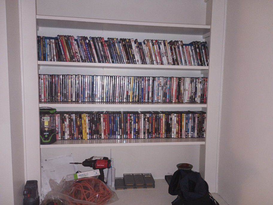 About 300 Dvd's 