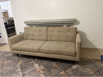 Beige Corduroy Couch