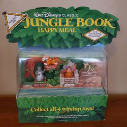 Disney Jungle Book McDonald's Happy Meal Display