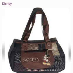 Black & Brown Mickey Mouse Purse 