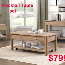 3 Pc  Cocktails Table 