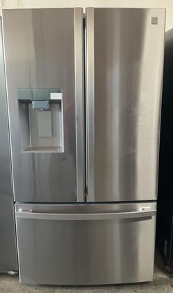 Kenmore 3 Door Stainless Steel Refrigerator
