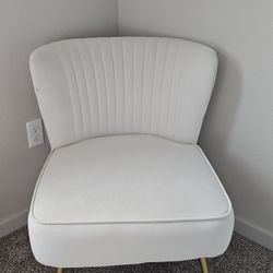 2 Accent Beige Chairs 