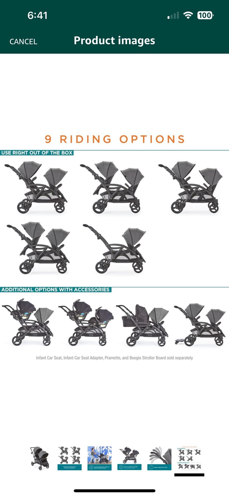 Contours Elite V2 Double Stroller 