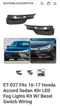 16-17 Accord Fog Lights