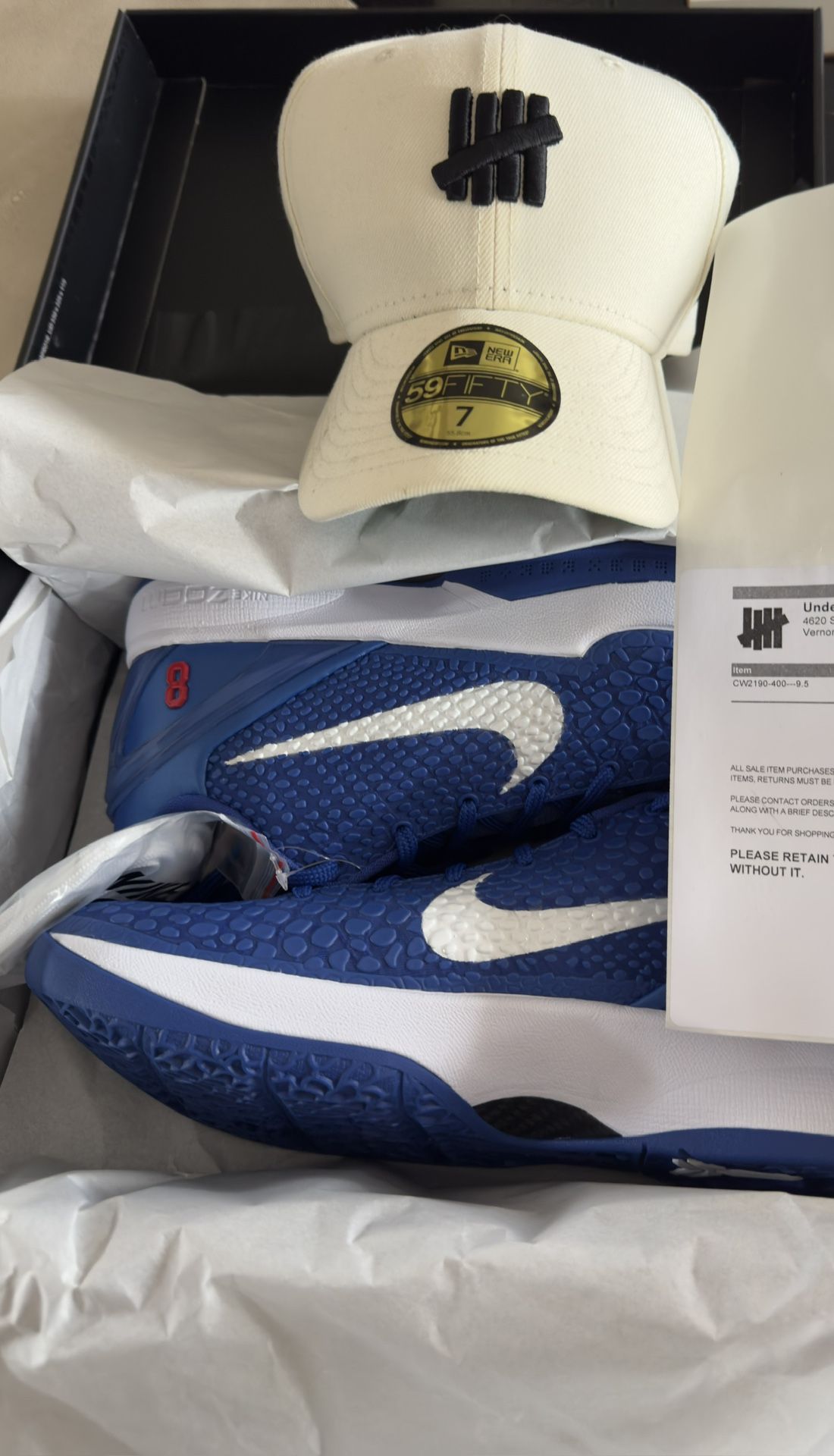 Nike Kobe 6 Protro Dodgers Blue Size 10.5