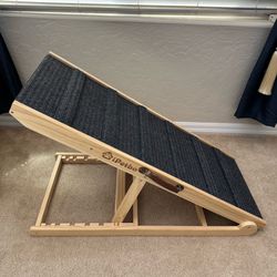 Dog Ramp for Bed & Couch for Large Dogs - Joint-Friendly, Anti-Slip, Adjustable, Extra Wide & Stable, Up to 200 lbs.