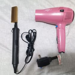 Hair Dryer & Electric Hot Comb 
